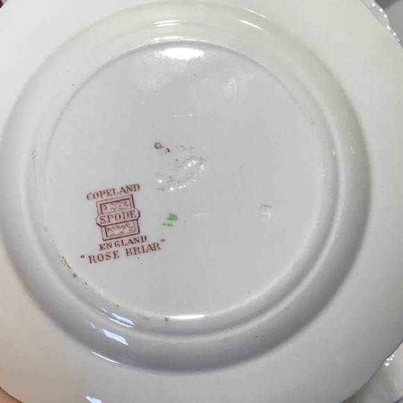 4 Spode Rose Briar Plates - Picture 7 of 9